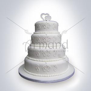 Tort elegant Imprimeuri albe Tort elegant Imprimeuri albe