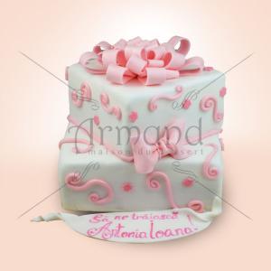 Tort Pampon roz Tort Pampon roz