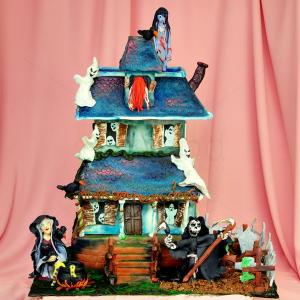 Tort Halloween Casa Groazei Tort Halloween Casa Groazei