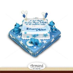 Tort Trei ursuleti colorati Tort Trei ursuleti colorati