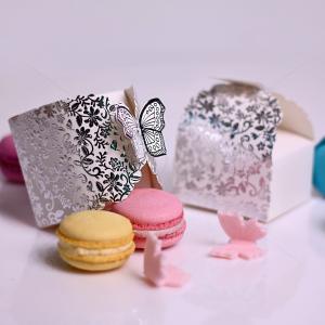 Marturii dulci ~ Cutie Fluture Argintiu Marturii dulci ~ Cutie Fluture Argintiu