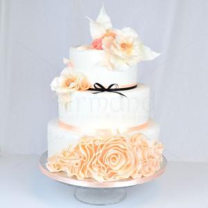 Tort de nunta Delicat Pink Tort de nunta Delicat Pink