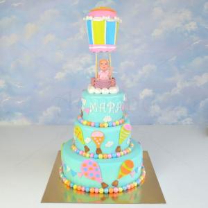 Tort de botez Balon cu aer Tort de botez Balon cu aer