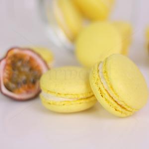 Macaron fructul pasiunii Macaron fructul pasiunii