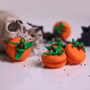 Macaron dovlecei Halloween Macaron dovlecei Halloween