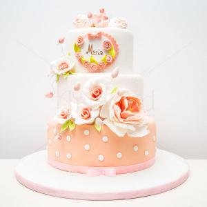 Tort Botez Balerini eleganti Tort Botez Balerini eleganti