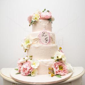 Tort nunta Bujori imperiali Tort nunta Bujori imperiali