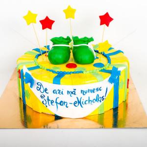 Tort Botosei verzi si stelute Tort Botosei verzi si stelute