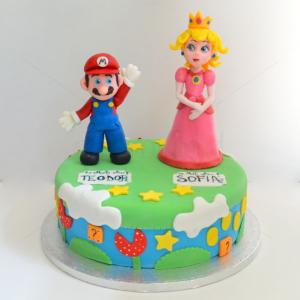 Tort Super Mario si printesa