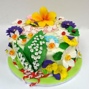 Tort Primavara florala Tort Primavara florala