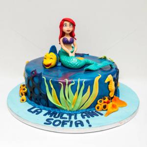 Tort Mica Sirena si pestisorul Tort Mica Sirena si pestisorul