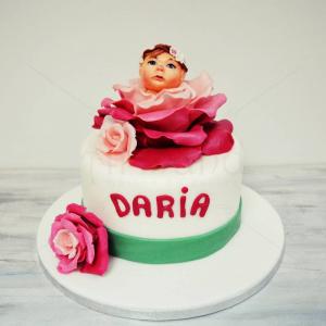 Tort Bebelus in floare Tort Bebelus in floare