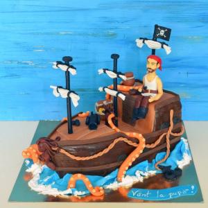 Tort Corabie Pirat si caracatita