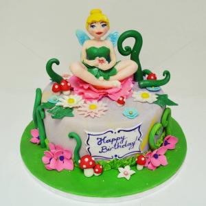 Tort Tinkerbell in floare