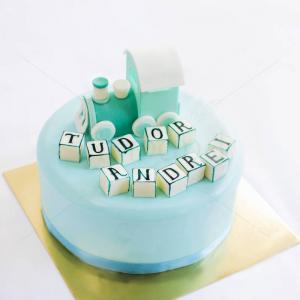 Tort Locomotiva turquoise Tort Locomotiva turquoise
