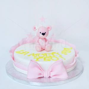 Tort Ursulet roz fetita Tort Ursulet roz fetita