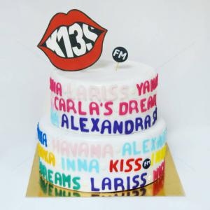 Tort Aniversare Kiss FM