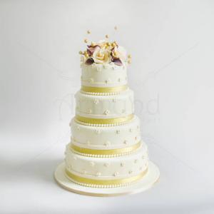 Tort nunta Detalii aurii Tort nunta Detalii aurii