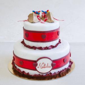 Tort botez Opinci traditionale Tort botez Opinci traditionale