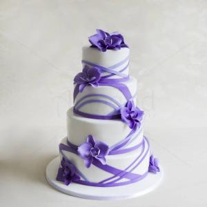 Tort Orhidee Mov-Lila Tort Orhidee Mov-Lila