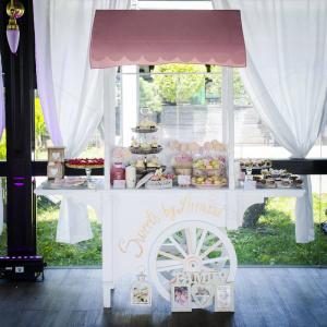 Candy Bar botez fetita Roz pastel