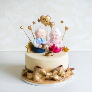 Tort Aniversare Nunta de aur Tort Aniversare Nunta de aur