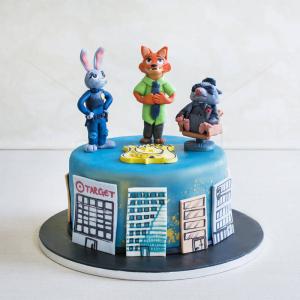 Tort Zootopia figurine