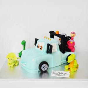 Tort Masina Mater si dinozauri Tort Masina Mater si dinozauri