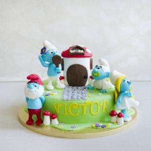 Tort Bebe Strumfi Tort Bebe Strumfi