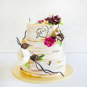 Tort Scoarta copac si flori Tort Scoarta copac si flori