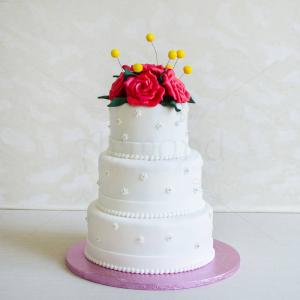 Tort nunta Buchet trandafiri rosii Tort nunta Buchet trandafiri rosii