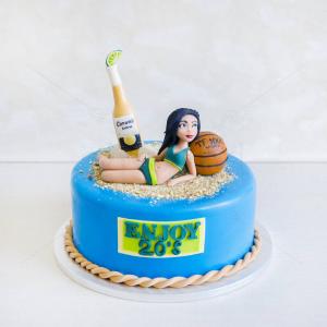 Tort Domnisoara la plaja Tort Domnisoara la plaja