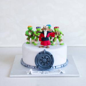 Tort Testoasele Ninja si maestrul Tort Testoasele Ninja si maestrul