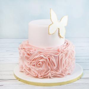 Tort pentru nunta Fluture Chic Tort pentru nunta Fluture Chic