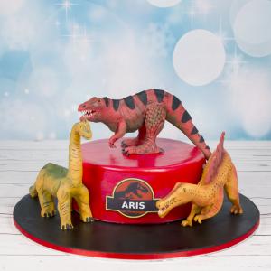 Tort pentru copii Figurine Dinozauri