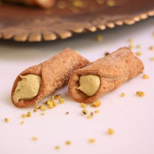 Cannoli cu fistic Cannoli cu fistic