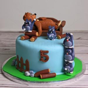 Tort Grizzy si lemingii Tort Grizzy si lemingii