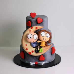 Tort indragostiti sub clar de luna Tort indragostiti sub clar de luna