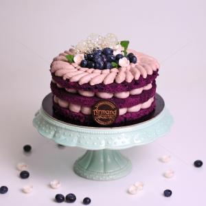 Tort Purple Velvet cu afine Tort Purple Velvet cu afine