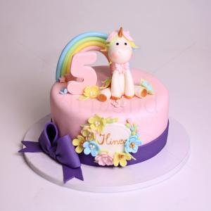 Tort Ponei si curcubeu Tort Ponei si curcubeu