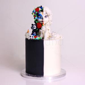 Tort Halloween bride Tort Halloween bride