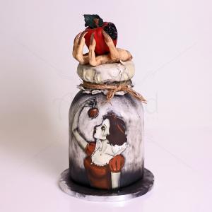 Tort Alba ca Zapada Halloween Tort Alba ca Zapada Halloween