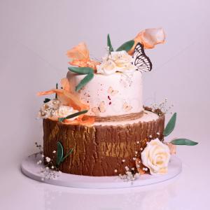 Tort Fluturi si Flori Tort Fluturi si Flori