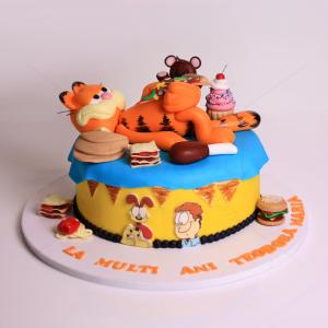 Tort Garfield si Prietenii Tort Garfield si Prietenii