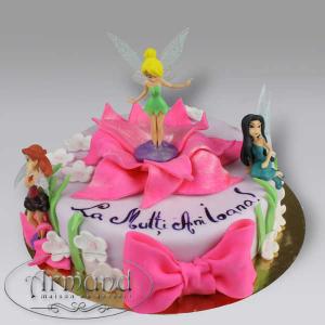 Tort Colectie Tinkerbell roz Tort Colectie Tinkerbell roz