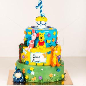 Tort Winnie si prietenii - 1 an Tort Winnie si prietenii - 1 an