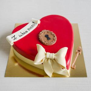Tort Inima cu cheie Tort Inima cu cheie