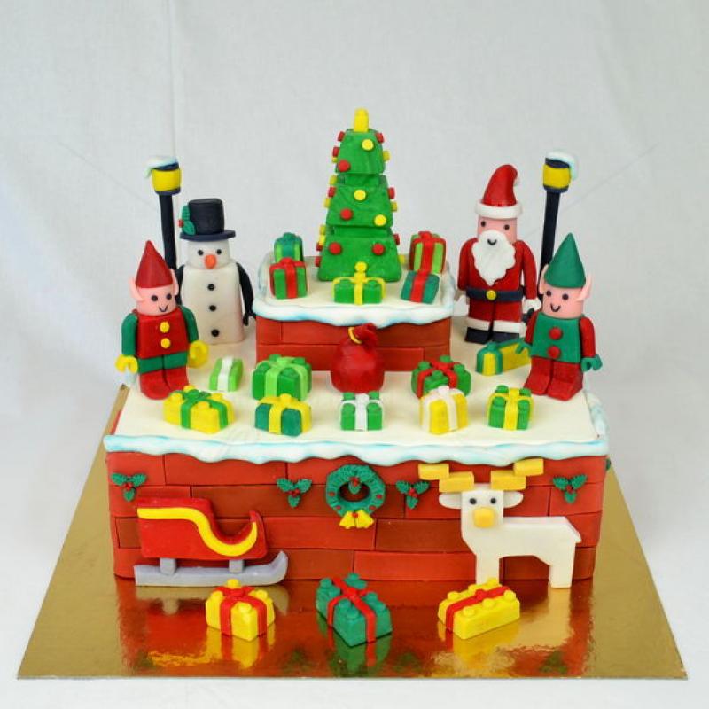 Tort Lego Christmas