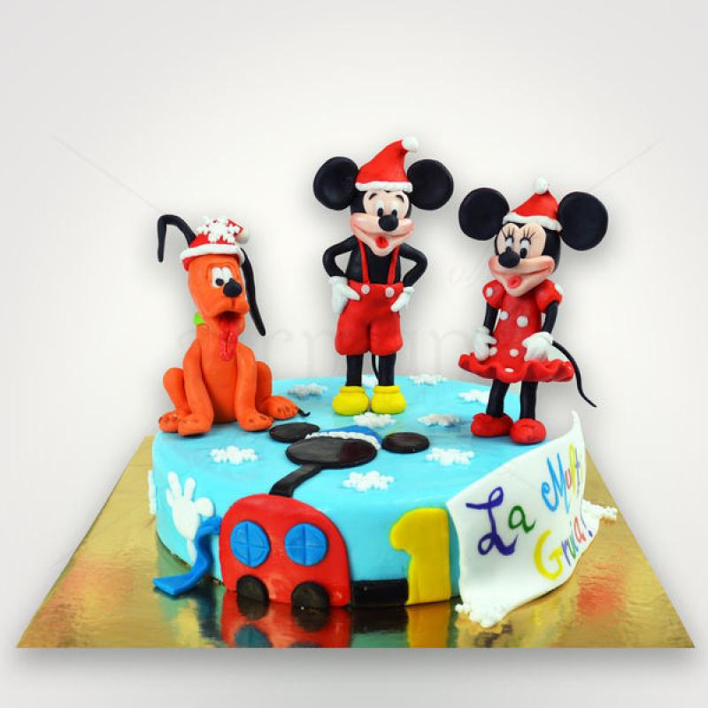 Tort Mickey, Minnie si Pluto