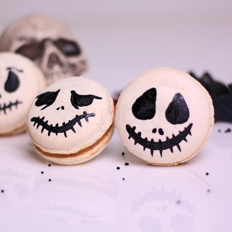 Macarons Jack Halloween